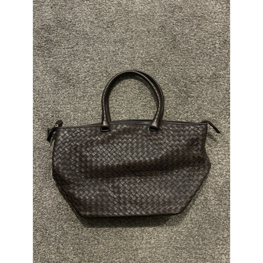Bottega Veneta Authentic Handbag‎ Tote 214728 Intrecciato Leather Brown - Picture 2 of 16